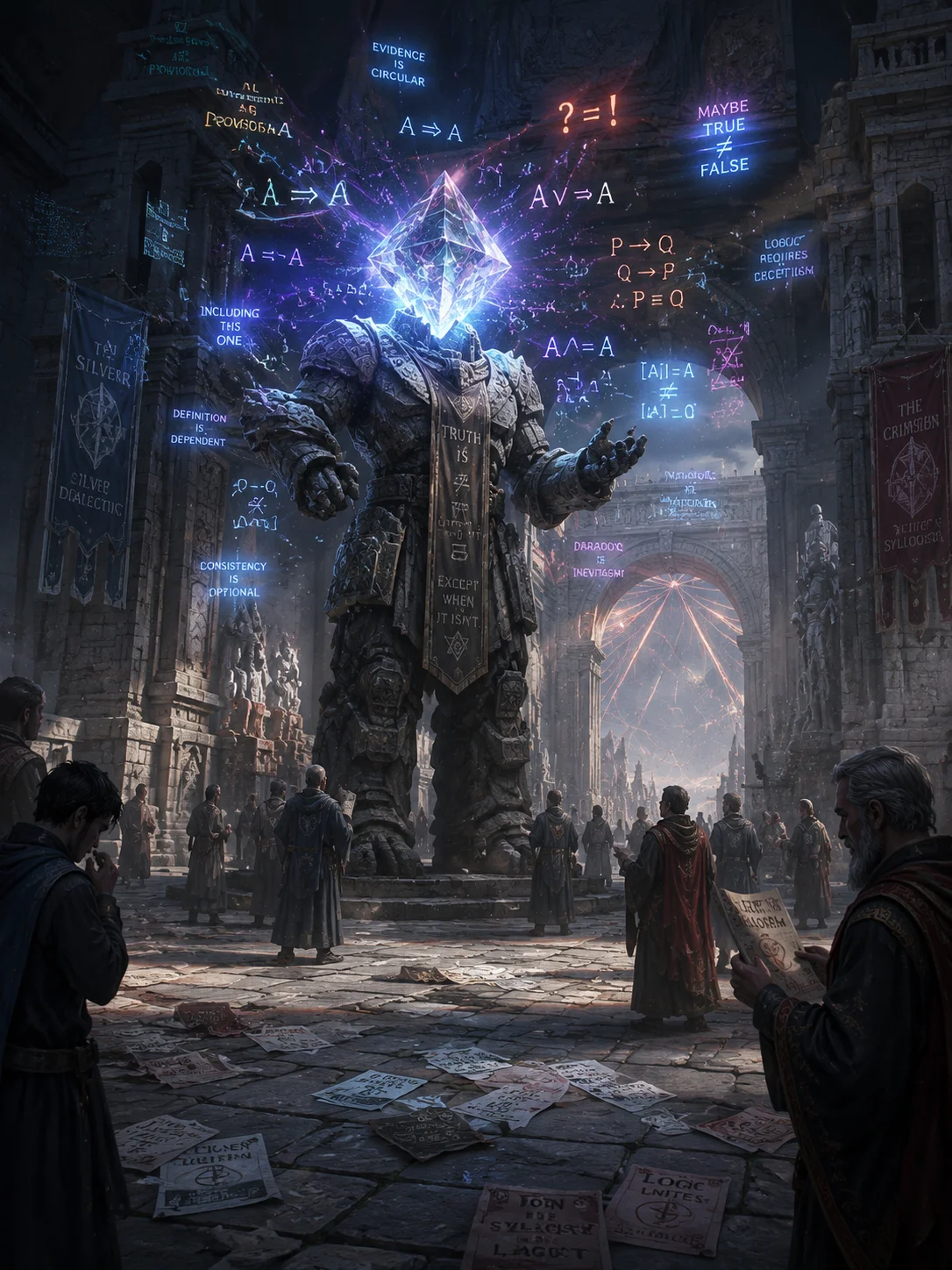 The Shattered Syllogism: Irony in the City of Lore Cover
