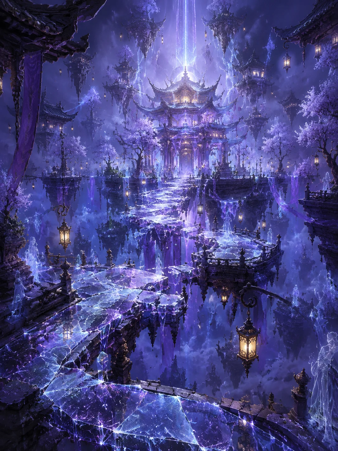 Aetherbloom Displacement: The Siphoned Sky Cover