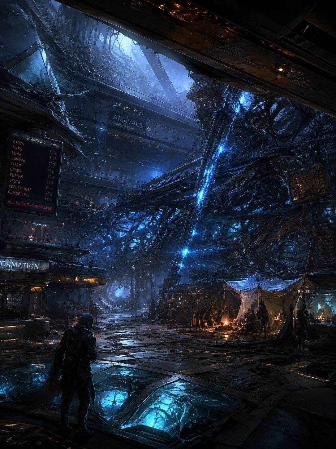 The Shattered Aetheria Sky-Port Cover