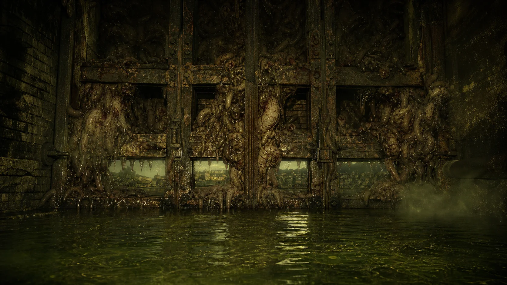The Bleached Abyss: Leech-Sluice Blockades of Serene Lake Cover
