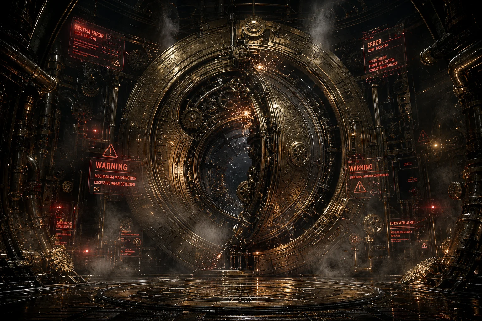 The Brass Labyrinth: Echoes of the False Passphrase Cover