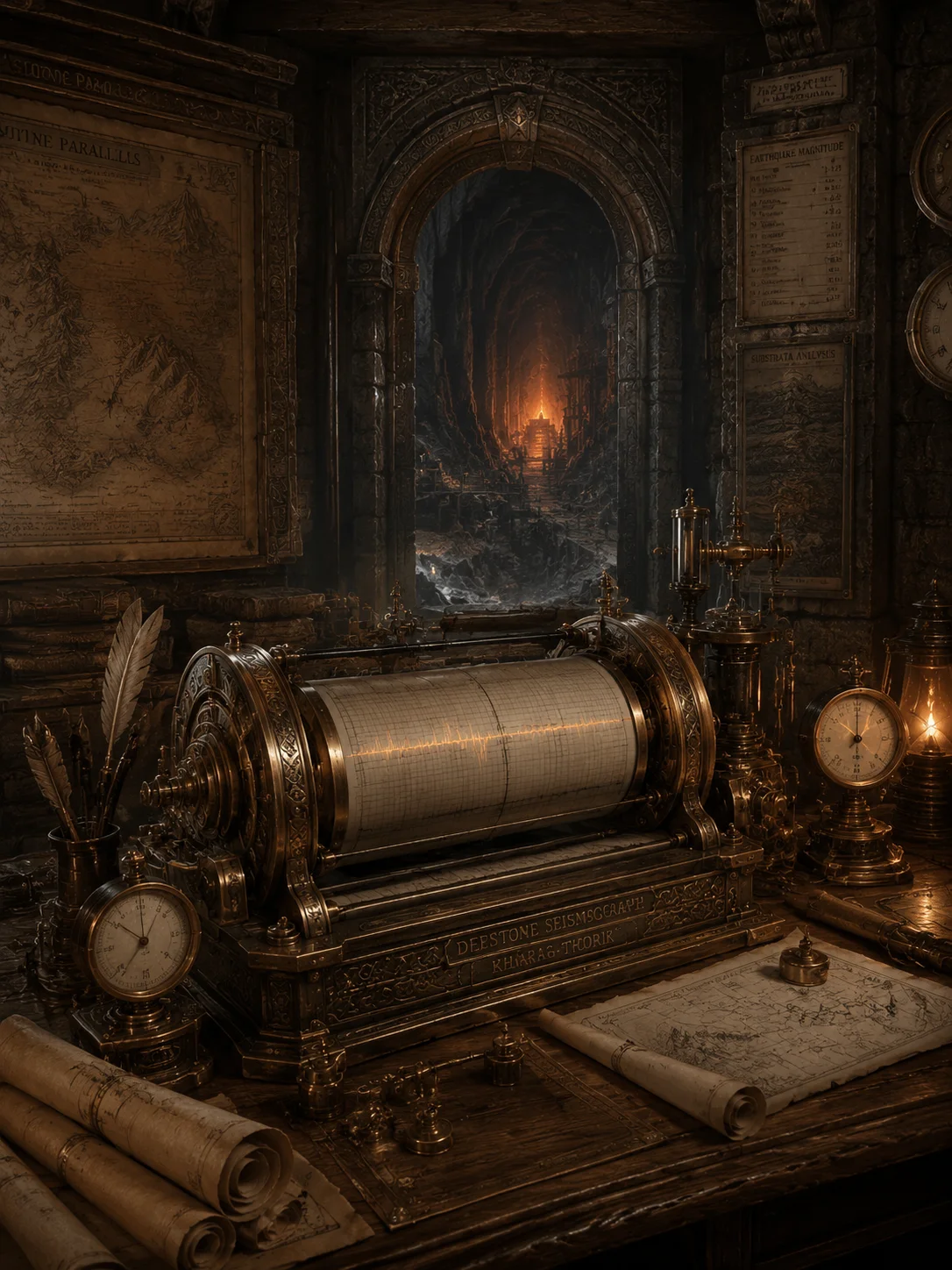 The Cave Bear Fury of Bronzebeard Peak and the Forged Reports of the Seismograph Keeper Cover