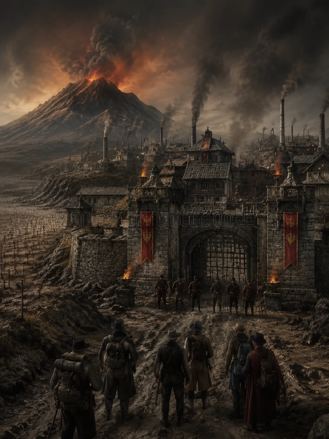 The Scorched Harvest: Cinder Volcano's Magma Beetle Crisis Cover