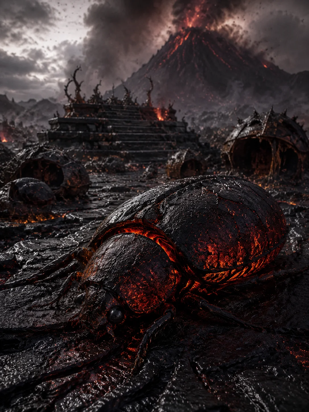 The Cinder Volcano's Shattered Heart Cover
