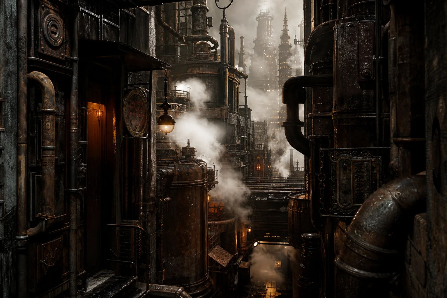 The Cogwork Spires: A Crucible of Rust and Reason Cover