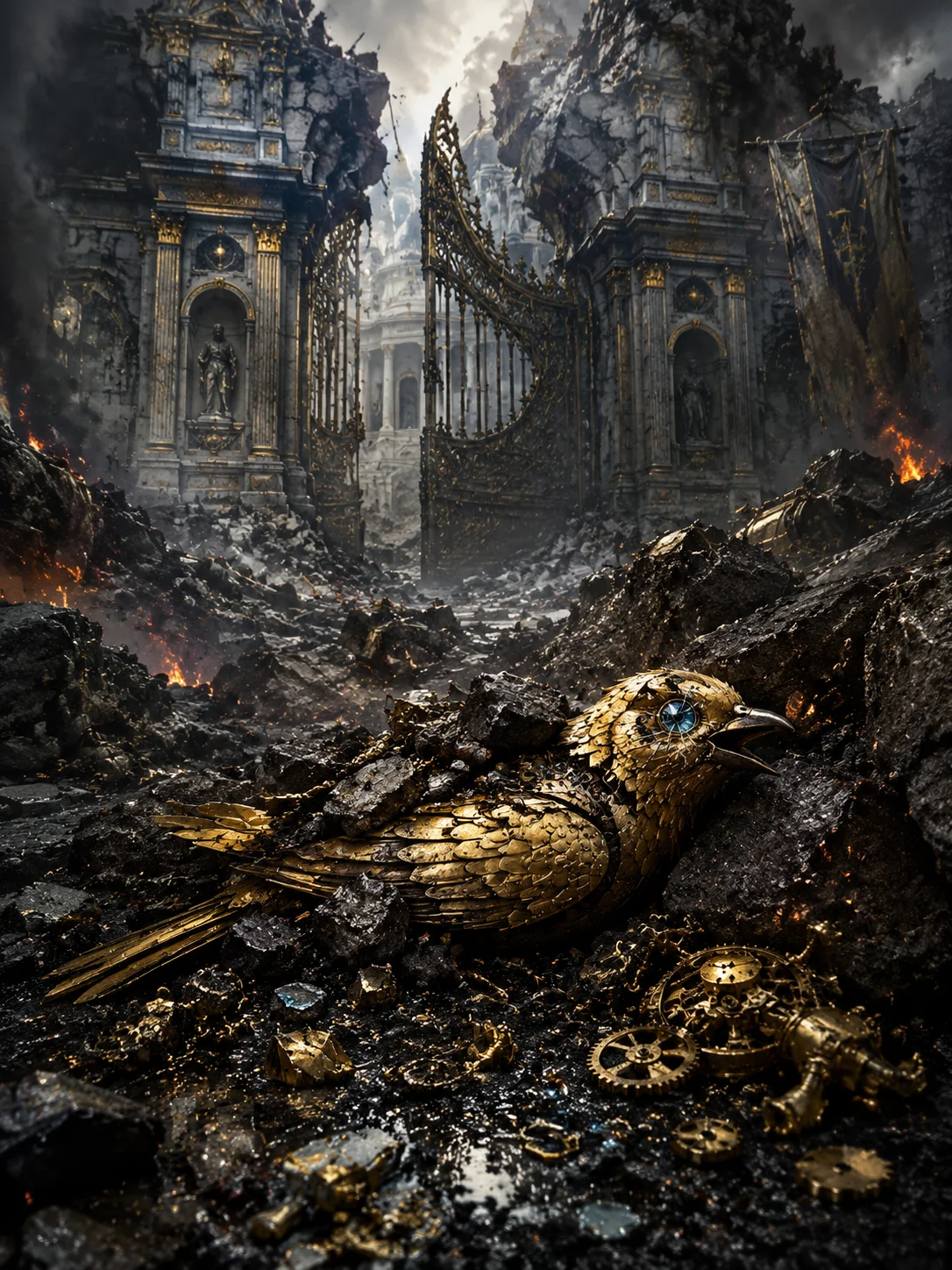 The Gilded Heresy of Dawn Temple Cover
