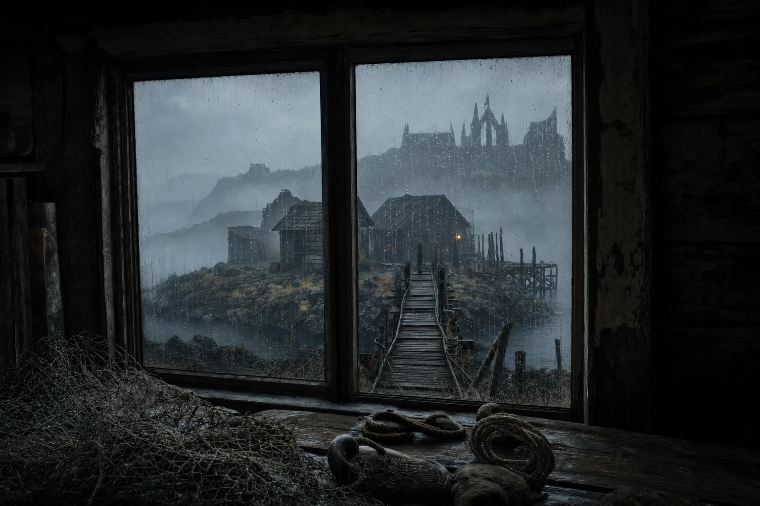The Stone Nun Night-Walks of Distant-Tide Isle and the Melodies Echoing from the Abbey Well-Bottom Cover