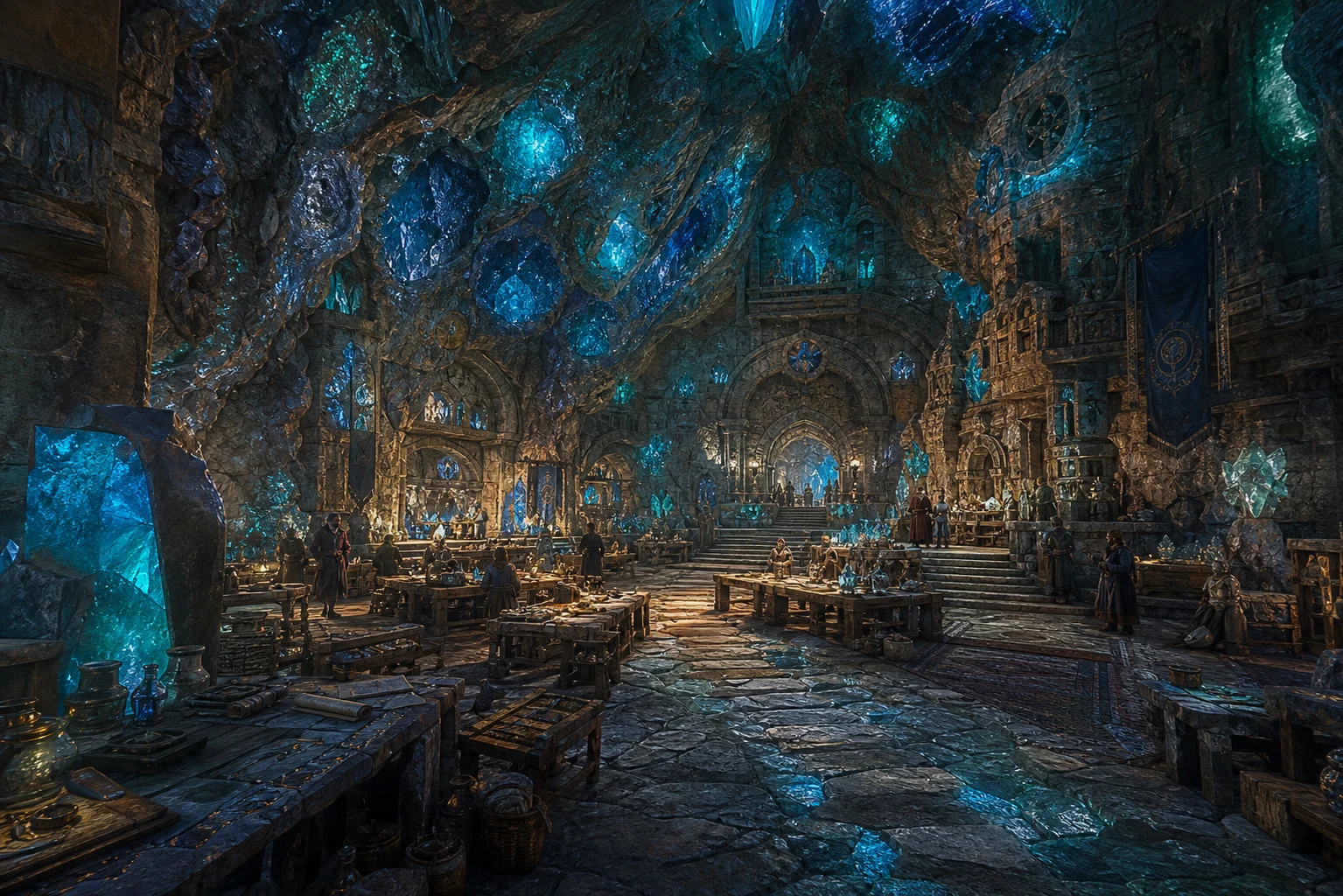 The Echoing Stone Forest & the Schism of Silent Skies Cover