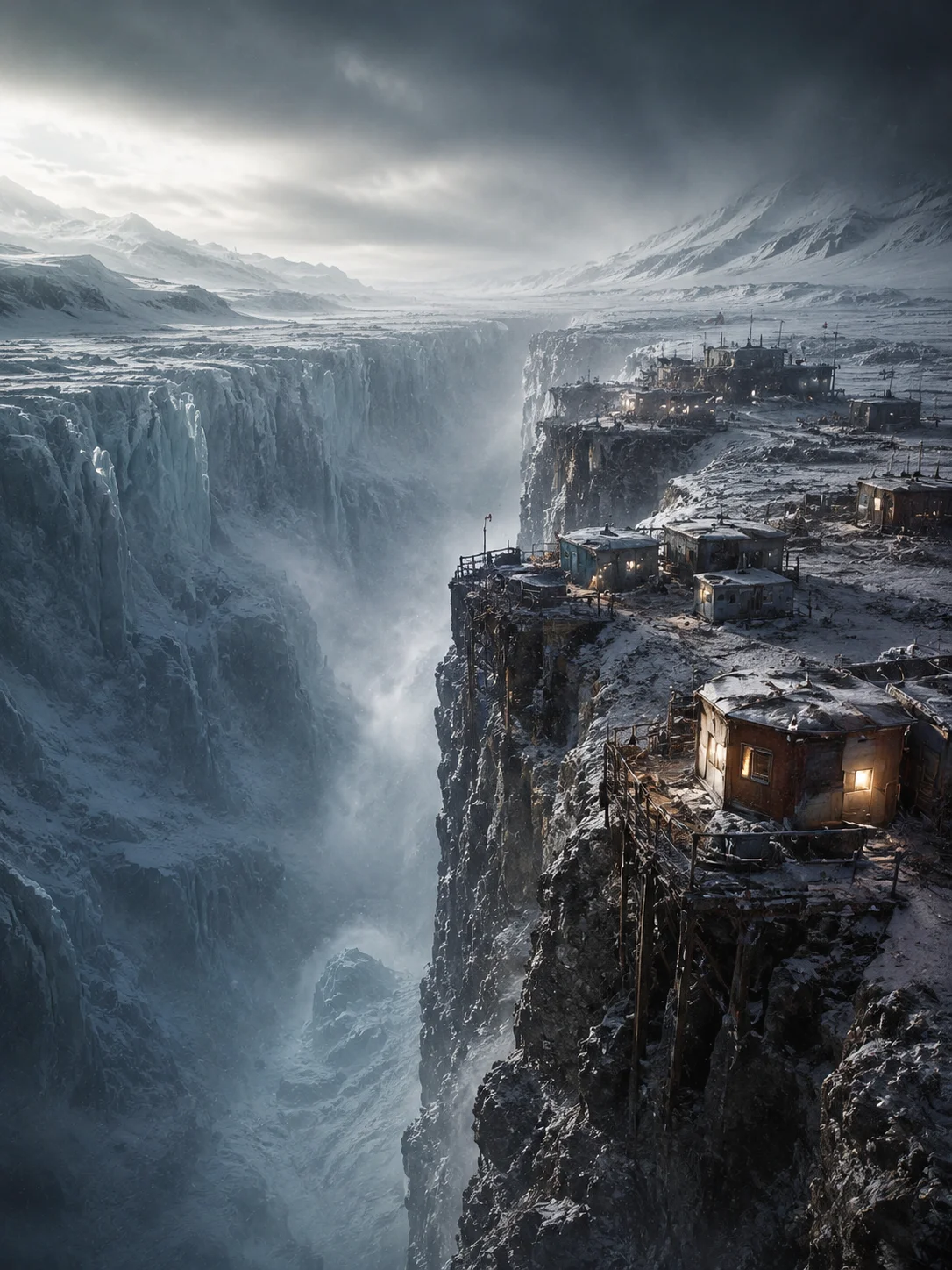 The Fractured Crown of Ice Cover