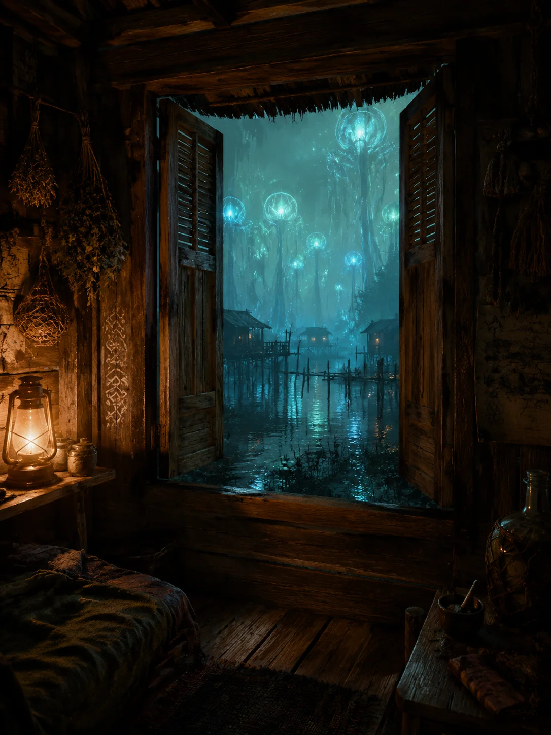 The Lantern Grove: A Marsh of Mutant Light and Shadowed Hoards Cover