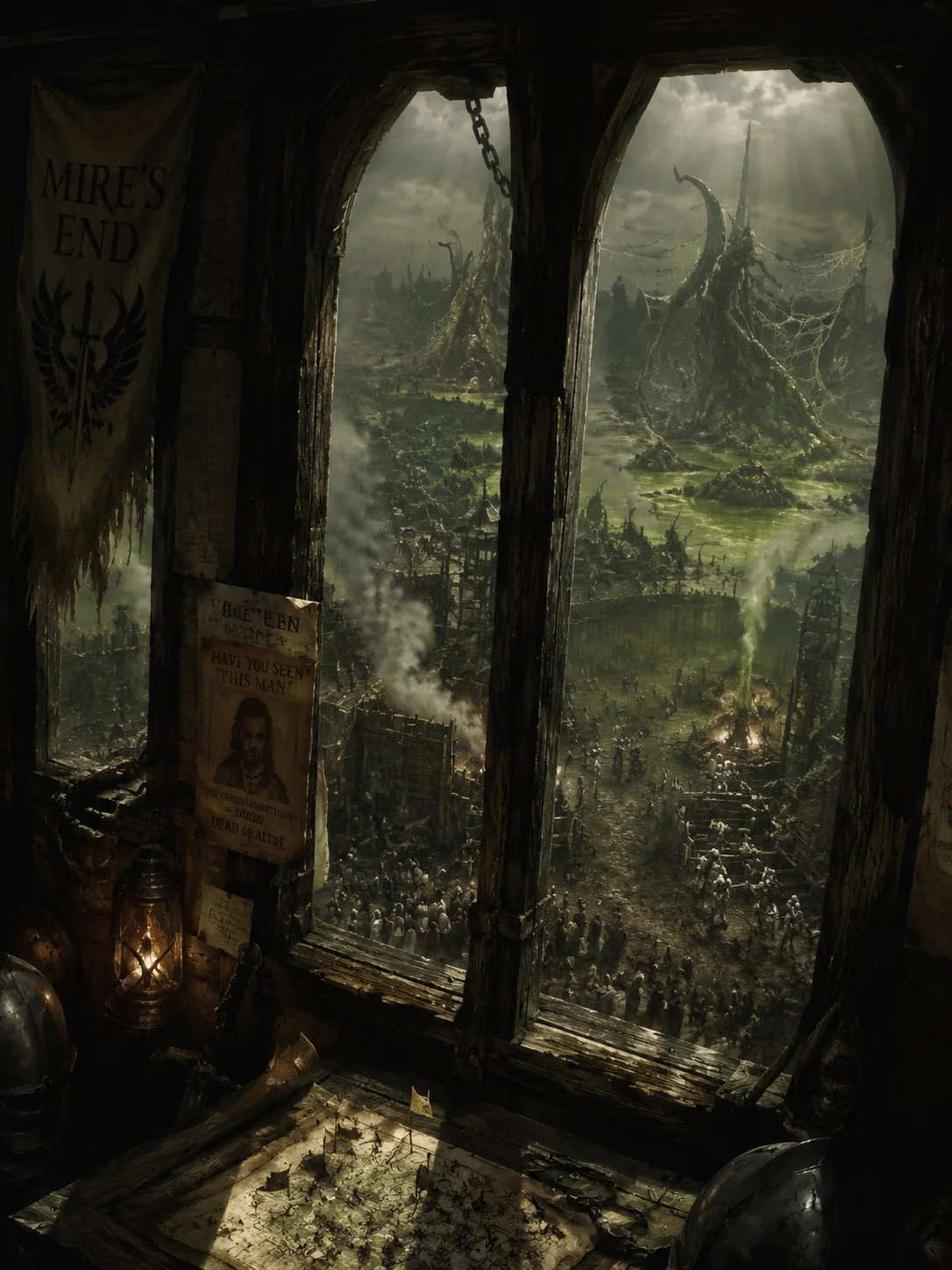 The Mucilage Throne: Gloomfen Carnivorous Marsh Cover