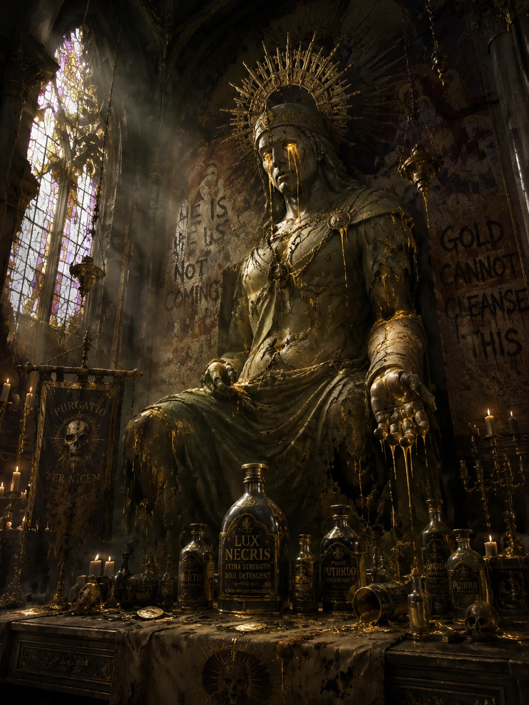 The Golden Plague: Dawn Temple's Sacrament of Ash Cover