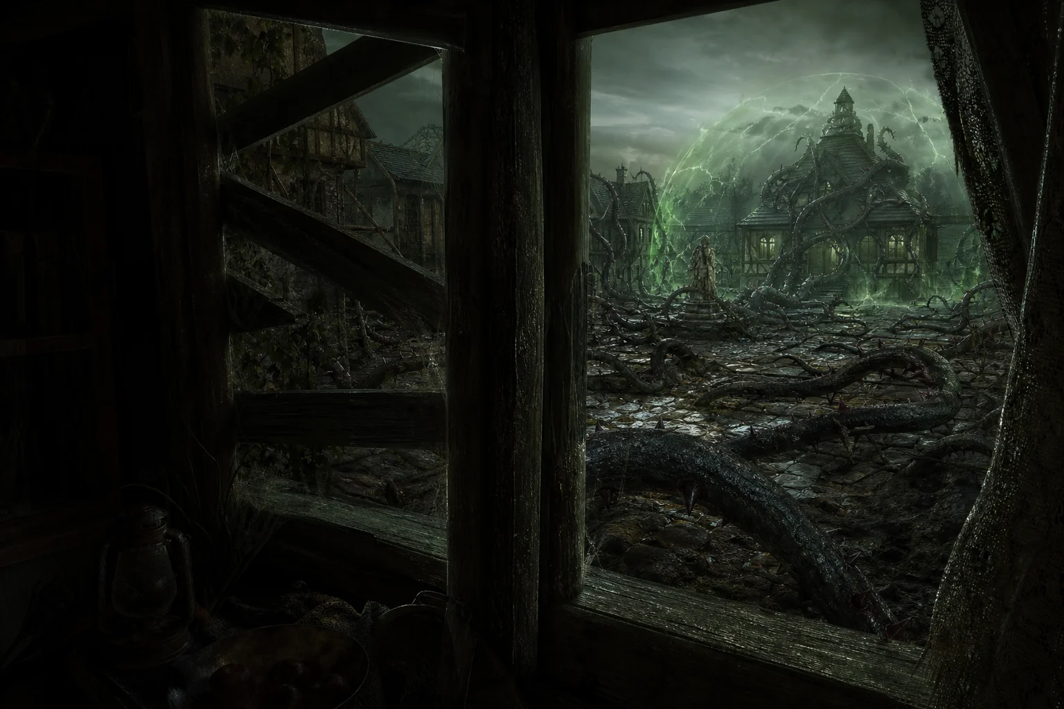 The Gourd Unchained: Harvest Square's Verdant Bane Cover