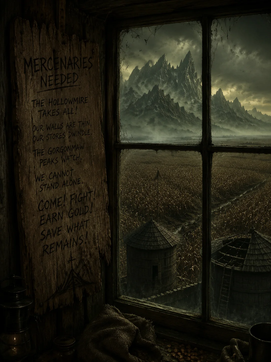 The Blighted Harvest: Hollowmire's Last Stand Cover