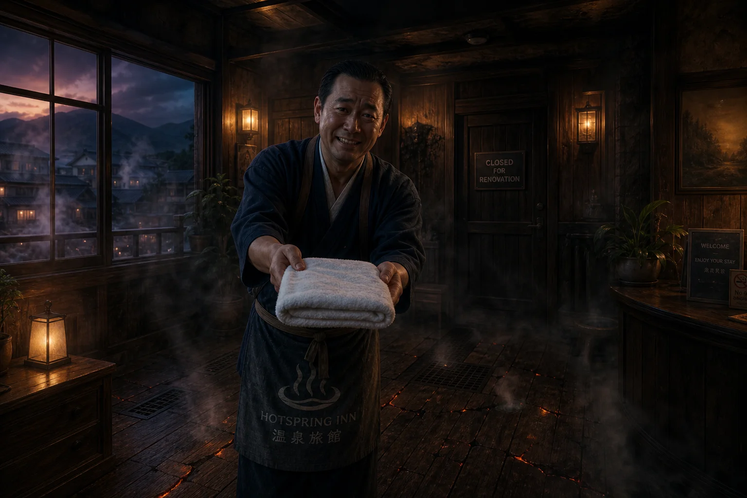 The Scalding Truth of Hotspring Inn Cover