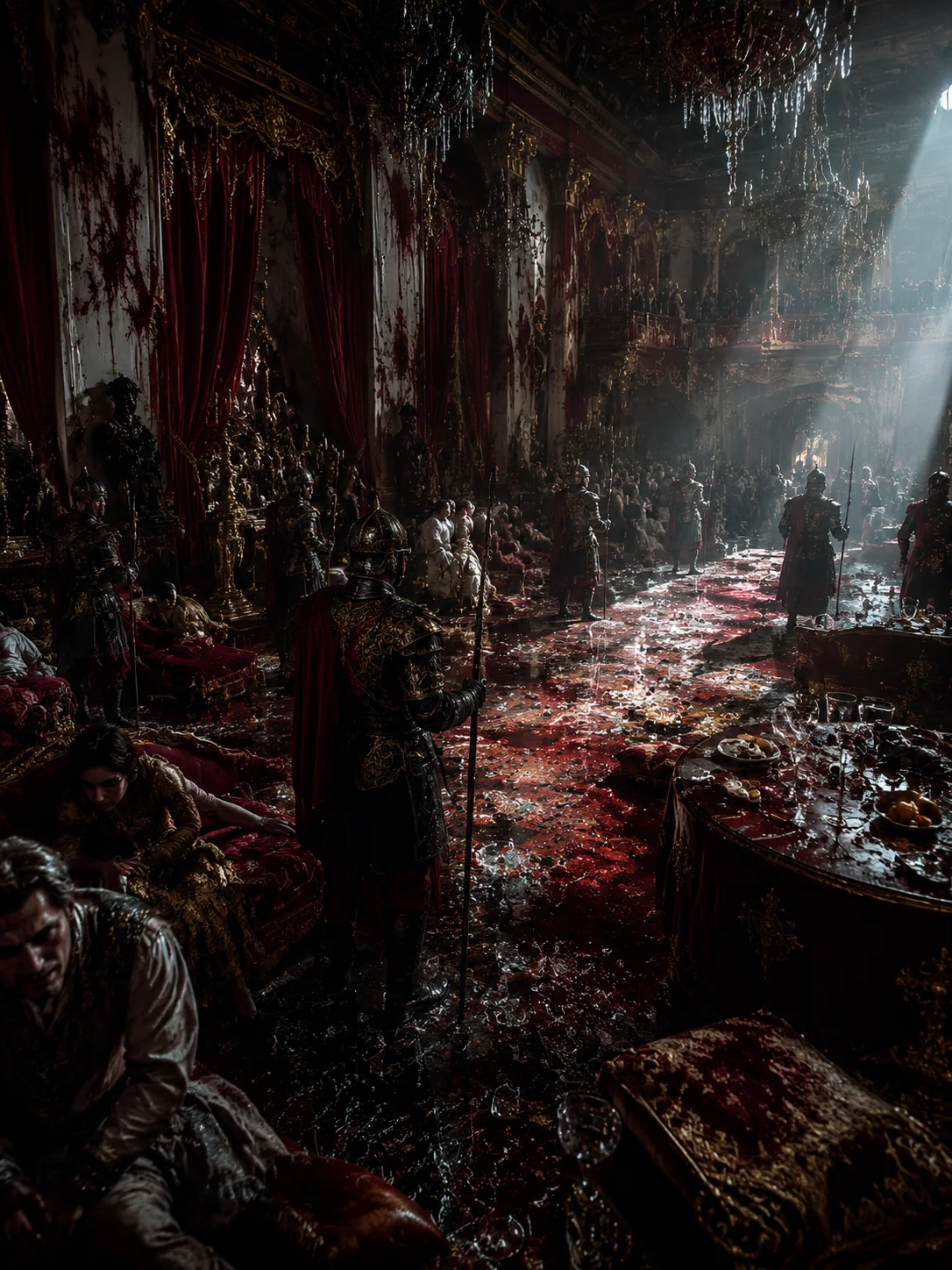 The Crimson Gala: Tamed Fury and Broken Chains Cover
