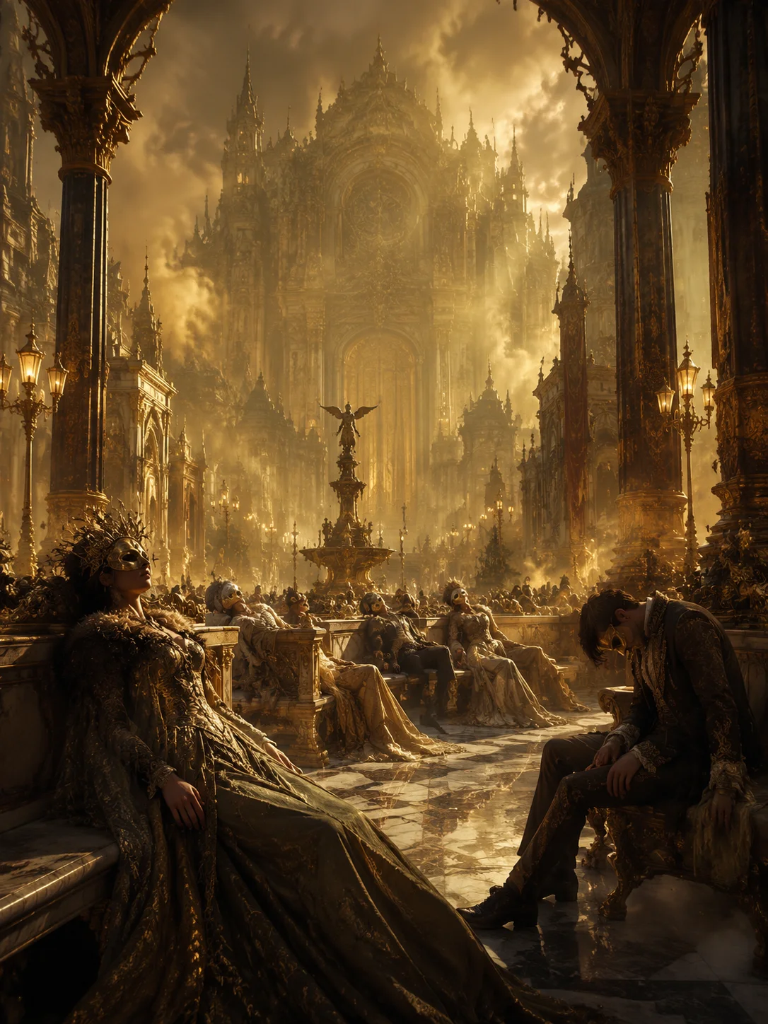 The Somnolent Masquerade: Vault of the Gilded Twilight Cover