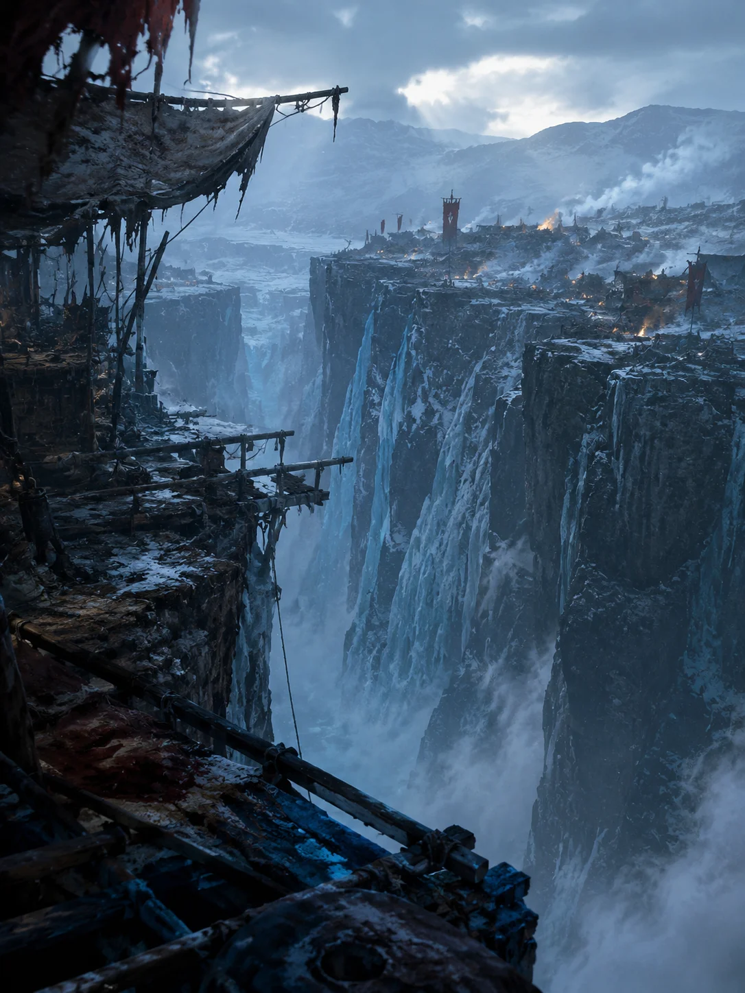 The Frost Worm Tunnel Collapse of Pale Cliff Cover