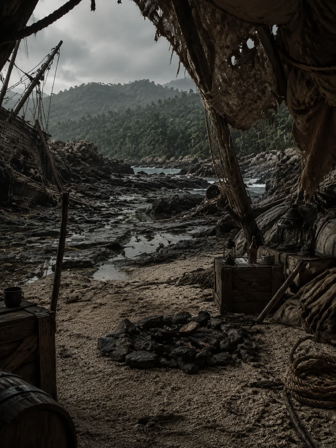 The Coconut-Crab Cord-Cutting of Palm Island and the Stranded Rigging of the Pirate Ship Cover