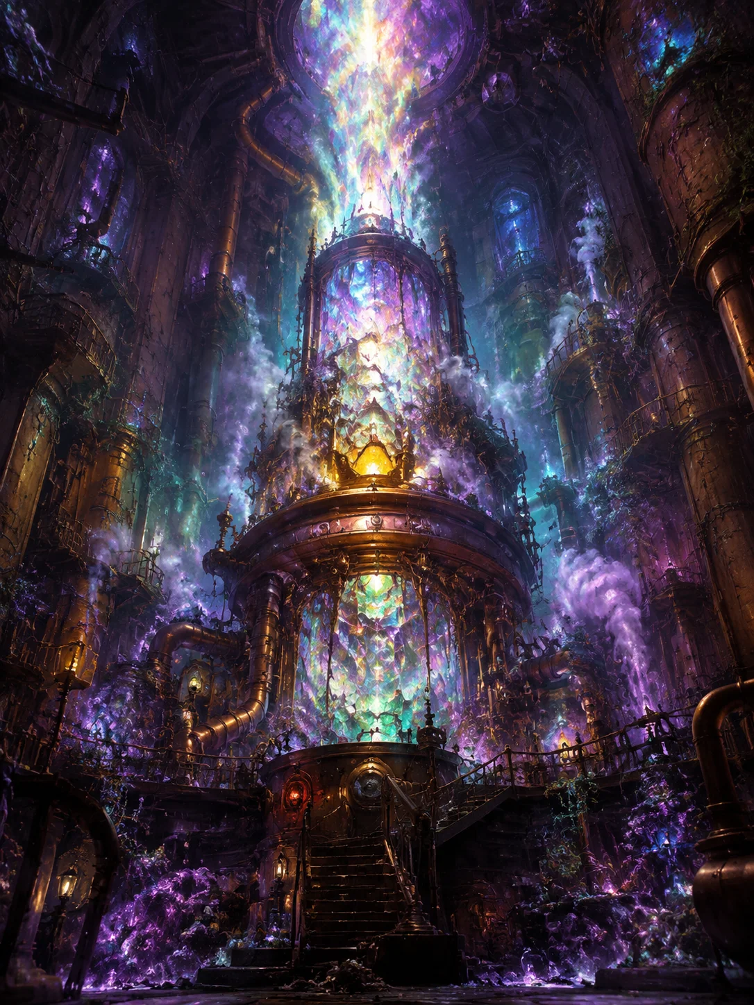 The Chromatic Distillate: Prism-Steam and Poisoned Blossoms Cover