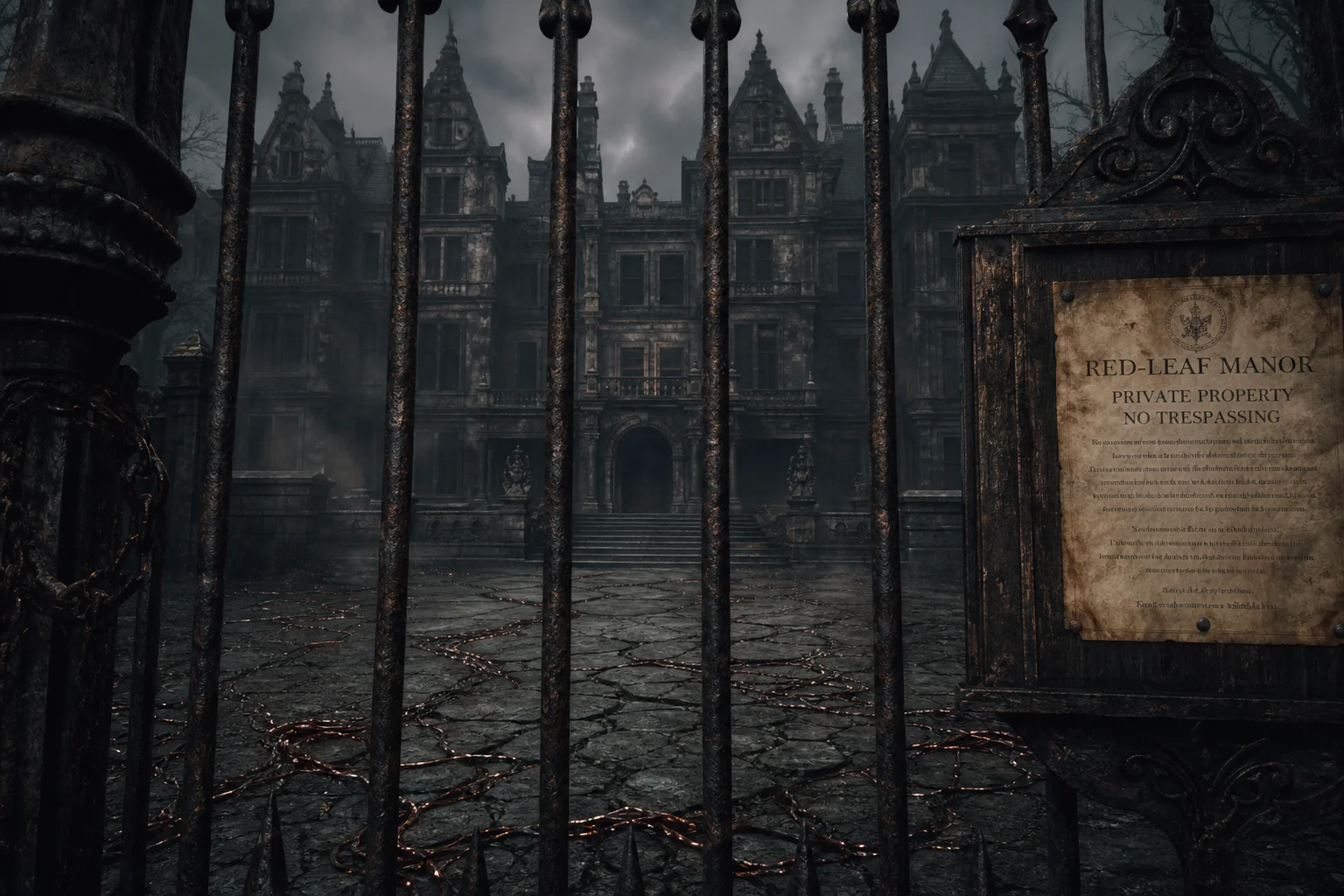 The Clockwork Deceit of Red-Leaf Manor Cover