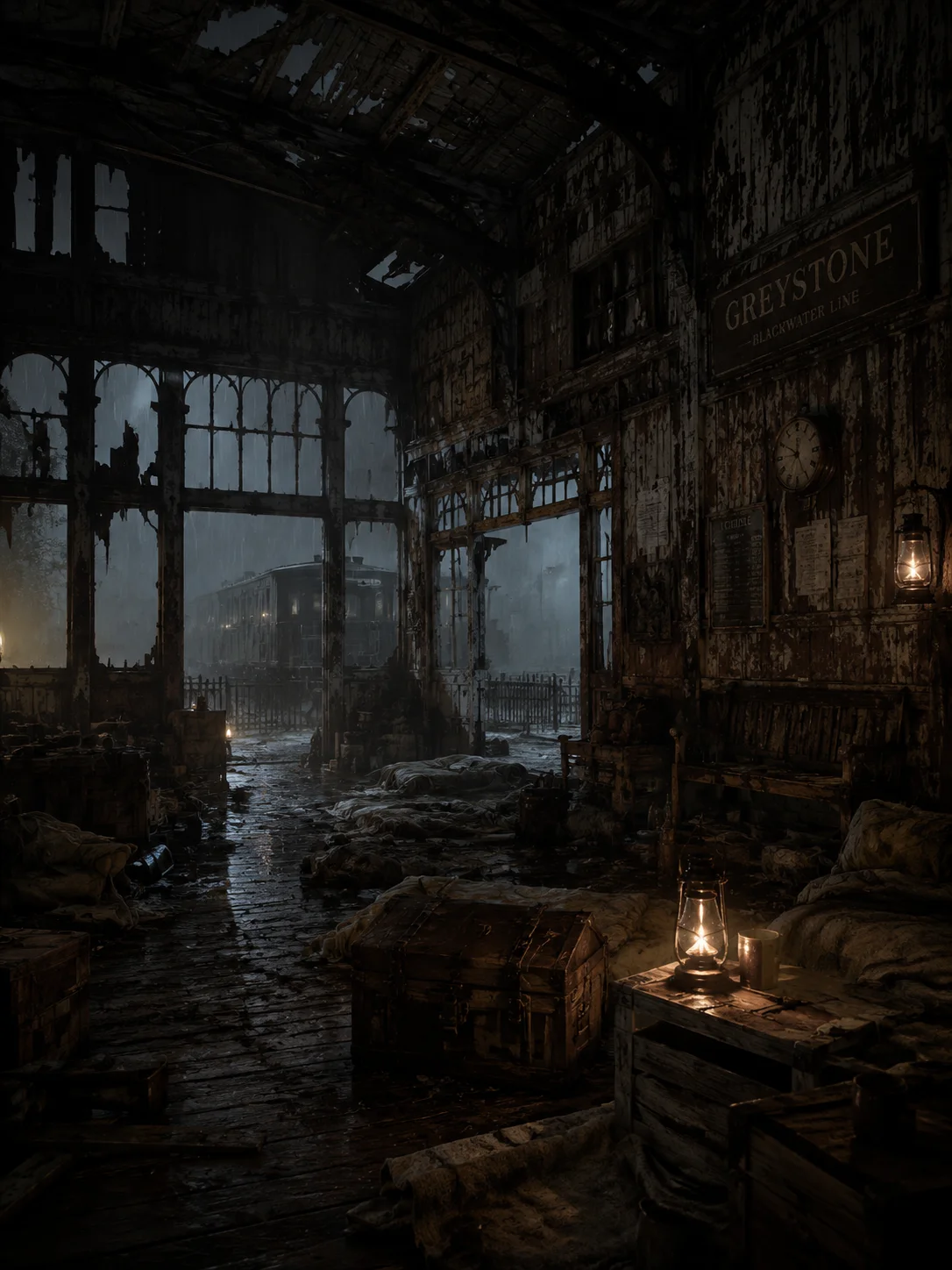 The Ghost-Train Arrivals of Rustrail Station Cover