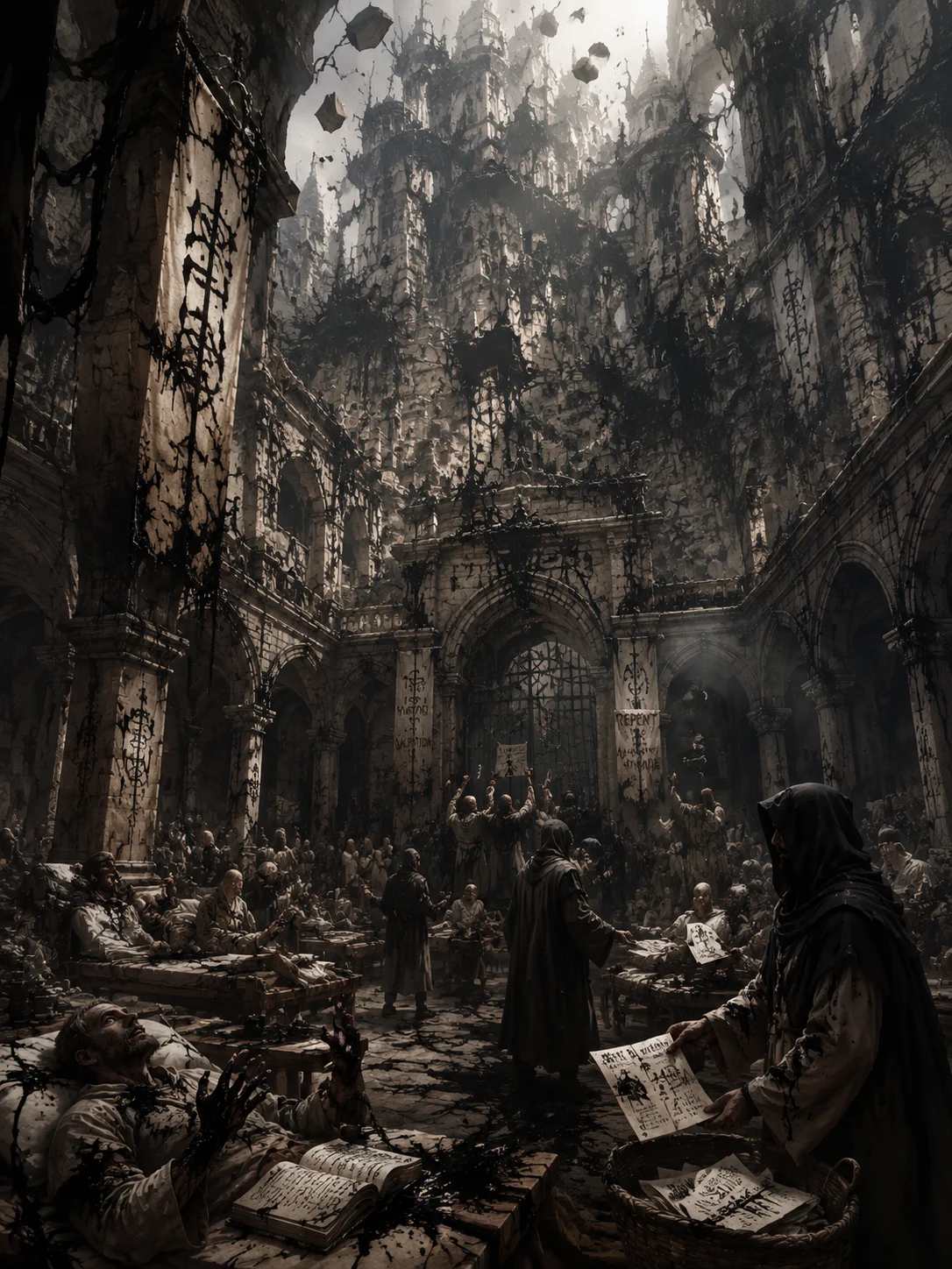 The Cursed Quills of the Scriptorium Cover