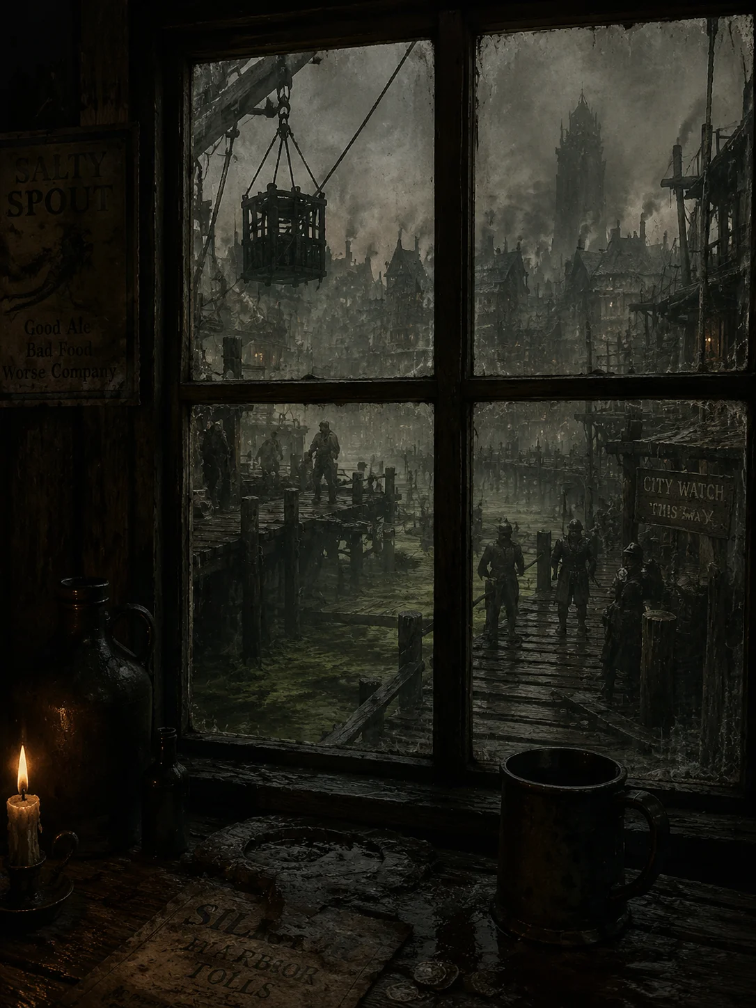 The Shallow Maw: A Feast of Filth and Fins Cover