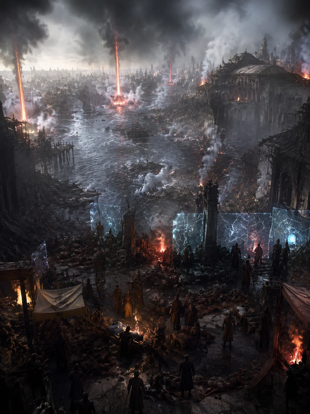 The Corroded Ward: Flames and Acid in the Shallows Port Cover