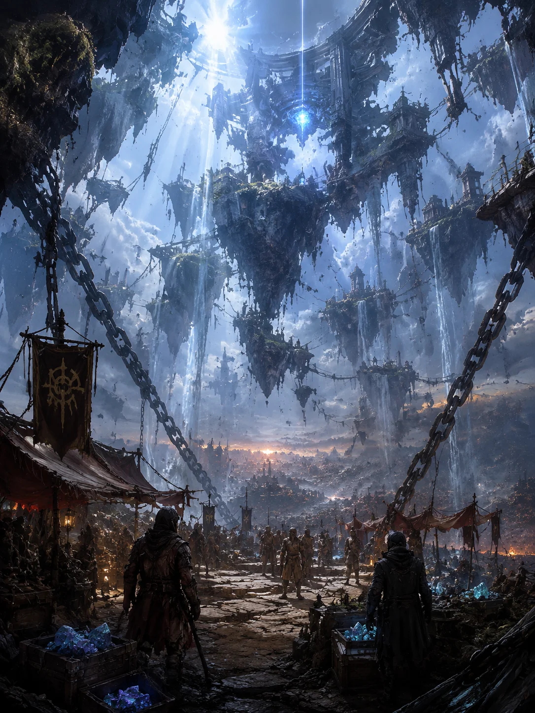 The Shattered Skies of Aethelgard Cover