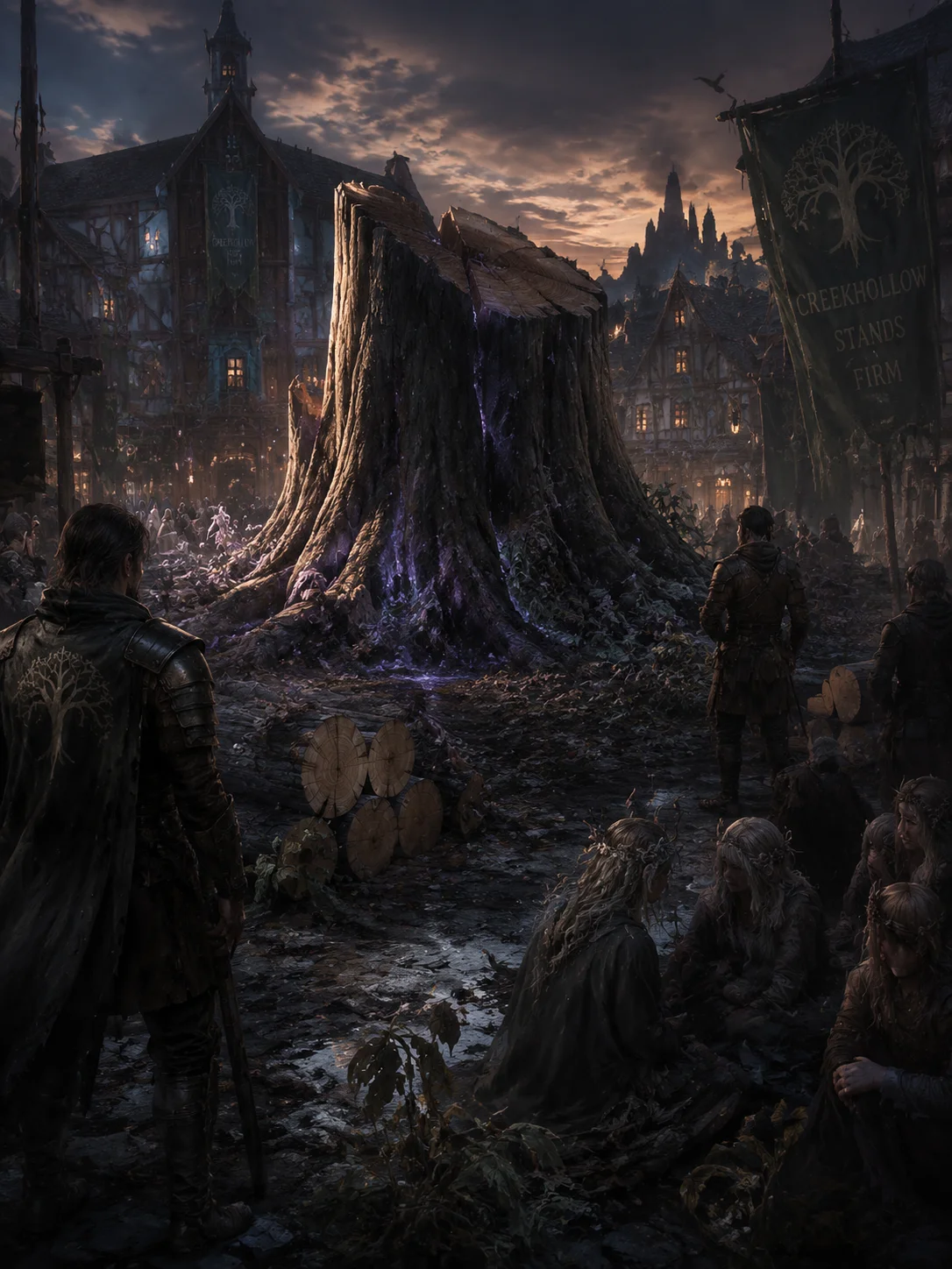 The Glimmer Fey's Silent Court: Strippings of Silverleaf Cover