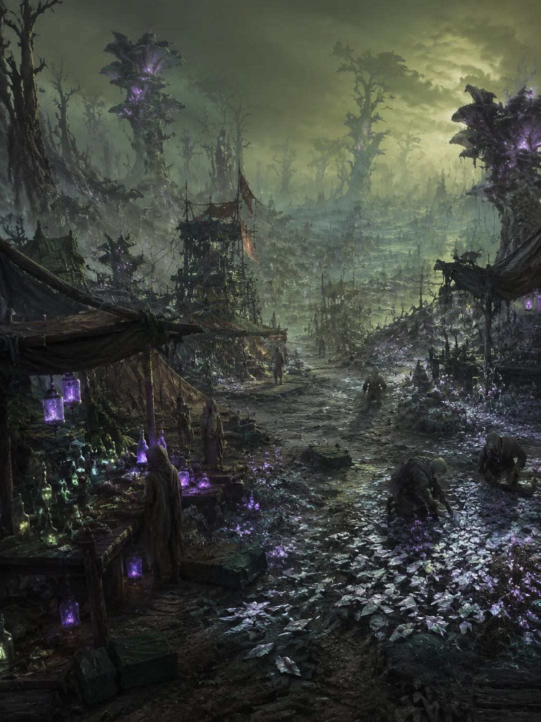 The Glimmer Fey Camp-Strippings of Silverleaf Forest Cover