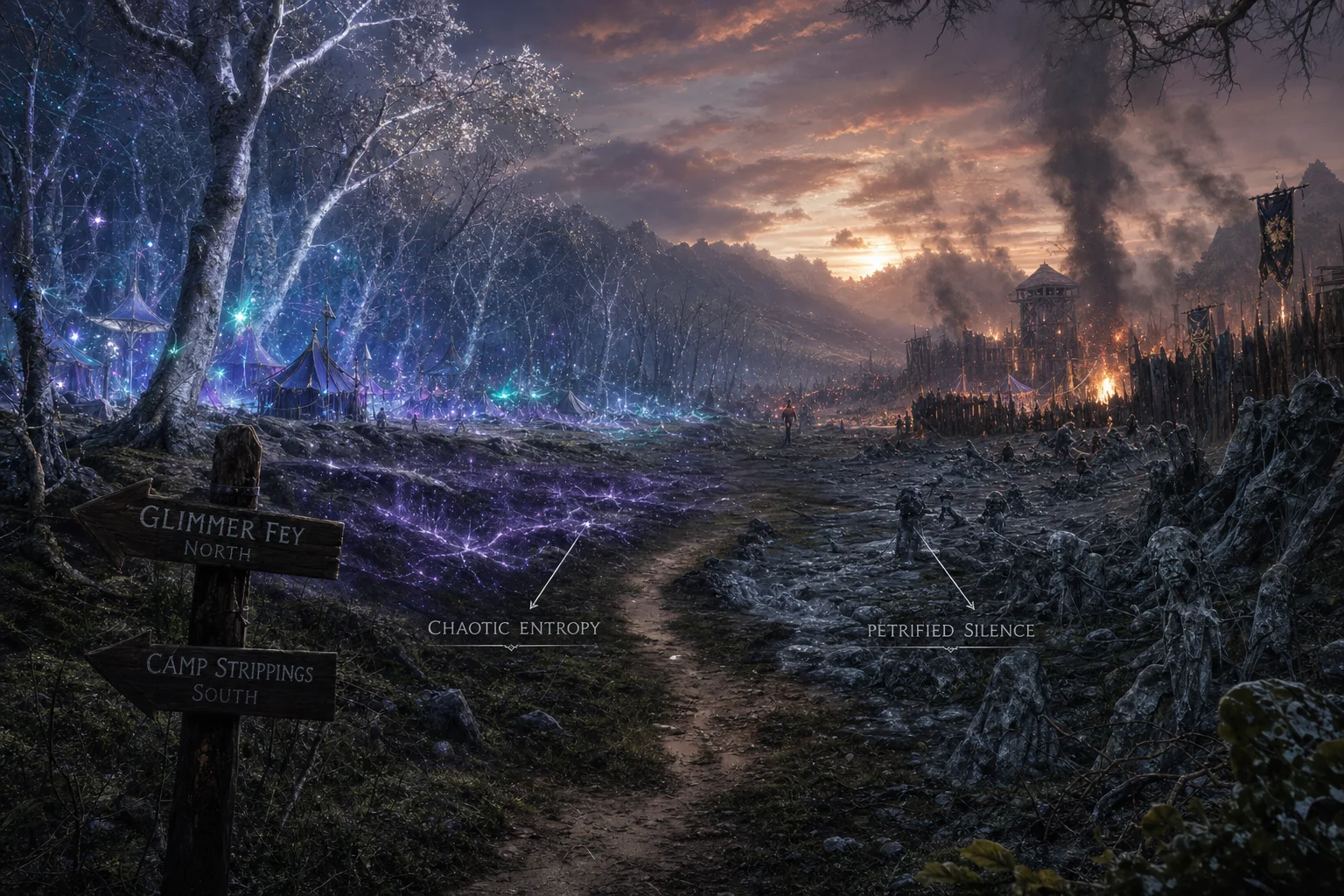 The Sundered Grove: A Pact of Roots and Ash Cover