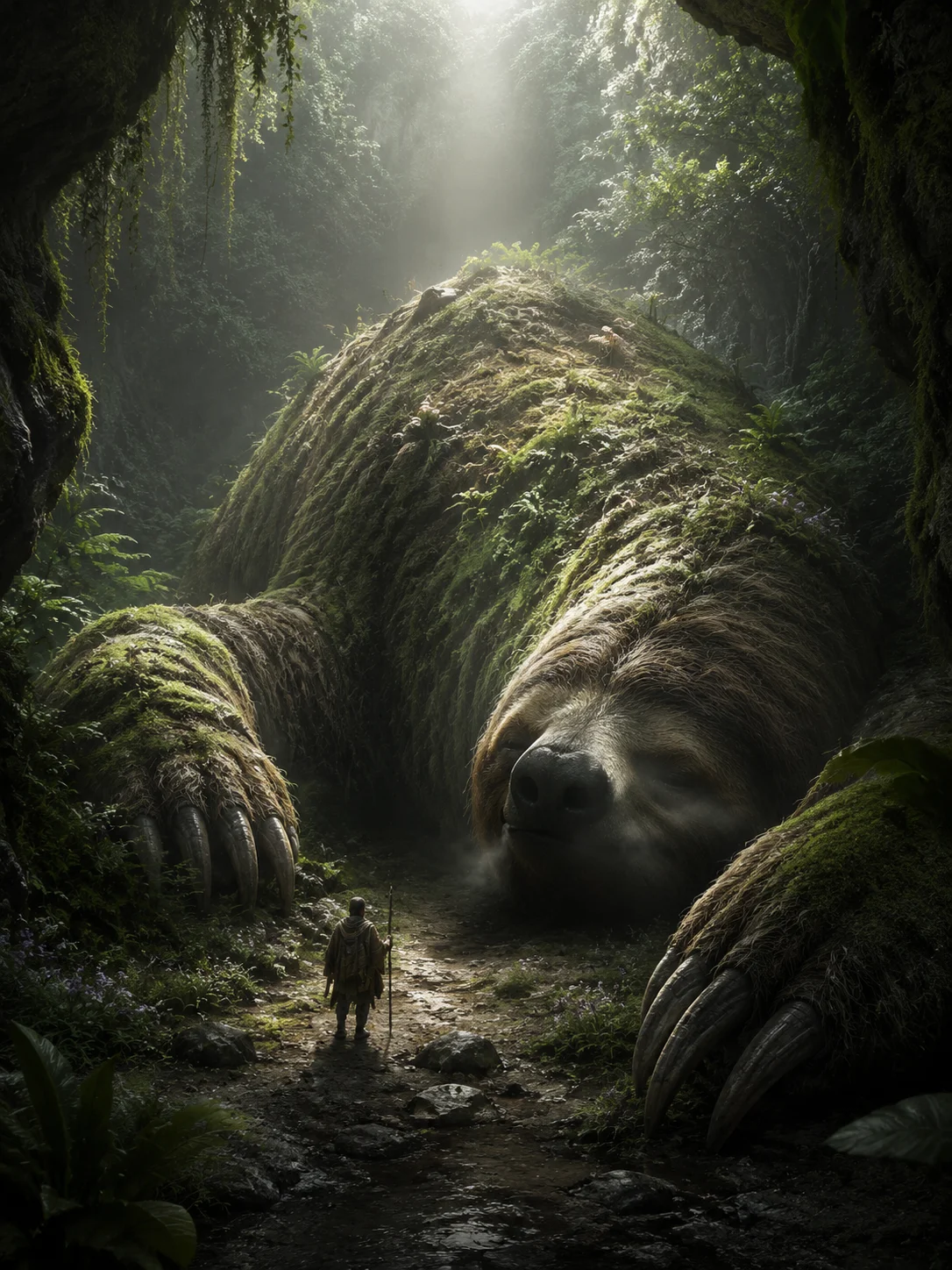 The Sloth's Slumber: A Blockade of Fur and Fang Cover