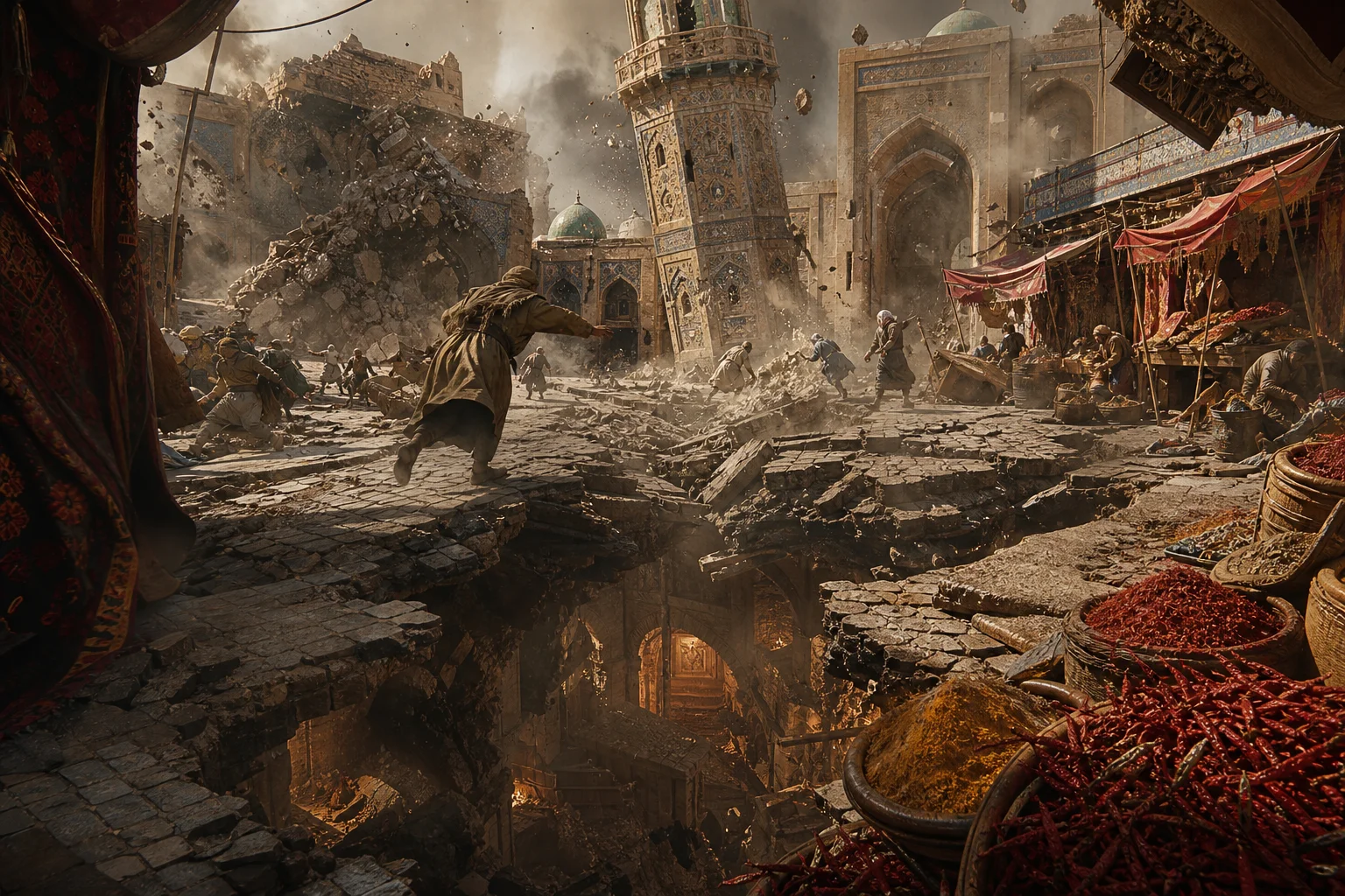 The Land-Wyrm Foundations-Upheavals of the Spice Market and the Subterranean Corridors Dug by Smugglers Cover