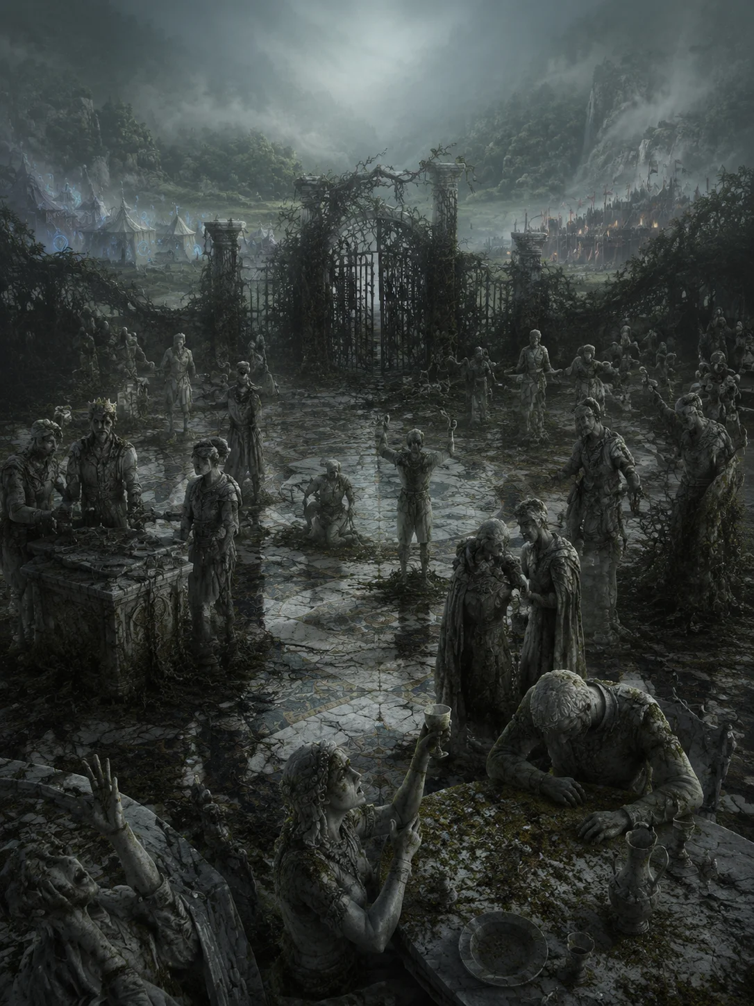 The Weathered Court: Stone Whispers and the Missing Crown Cover