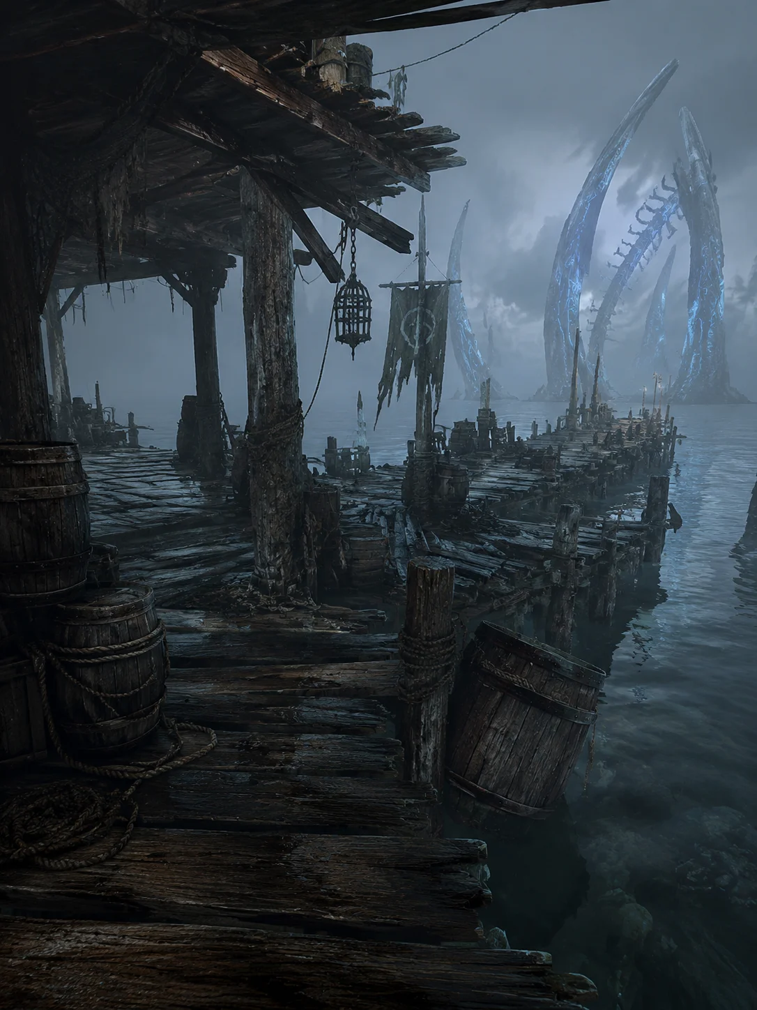 The Shifting Cetacean Archways of Whalebone Isle and the Skeletons Drifting with the Tides Cover