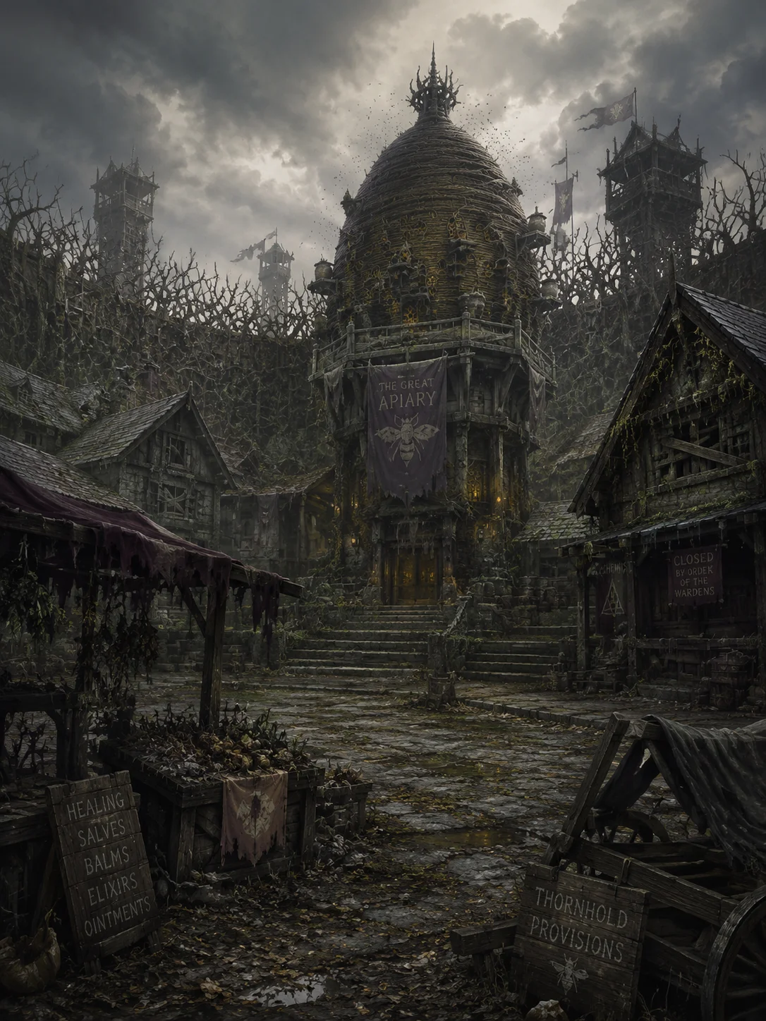 The Stolen Swarm: A Curse of Honey and Hunger Cover