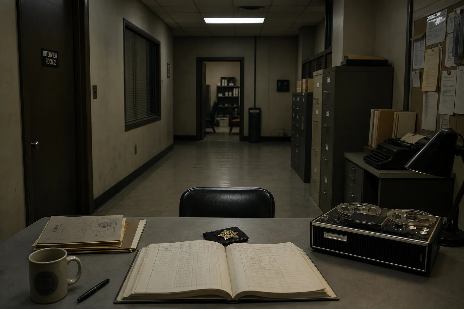 The Night Desk's Residue - AI Murder Mystery Case File