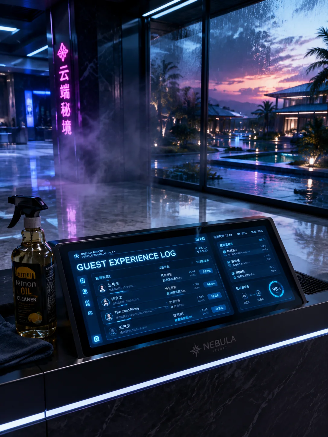 The Azure Ledger | Resort Murder Mystery | VatisNode
