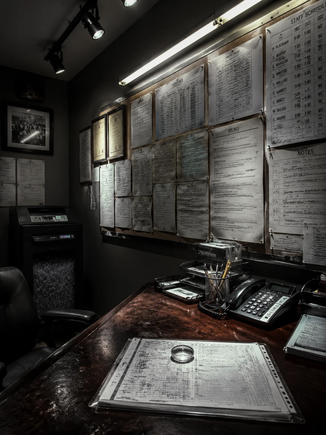 The Staff Only Corkboard | Restaurant Murder Mystery | VatisNode
