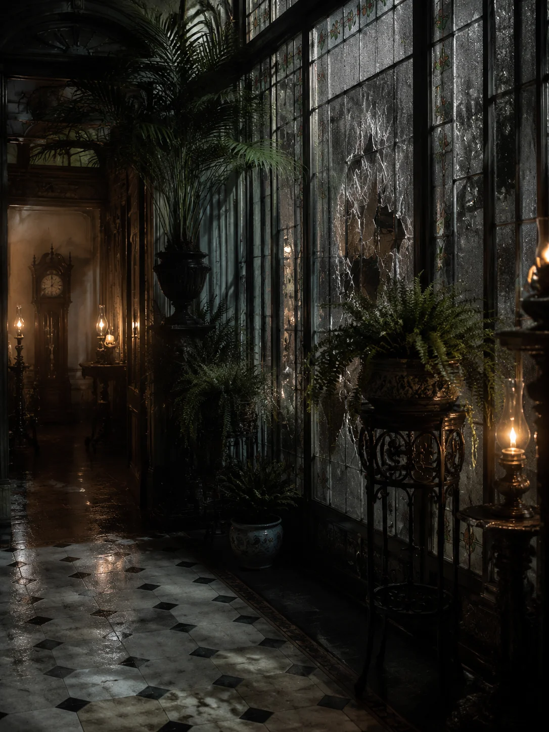 The Conservatory's Glazed Silence | Country House Murder Mystery | VatisNode