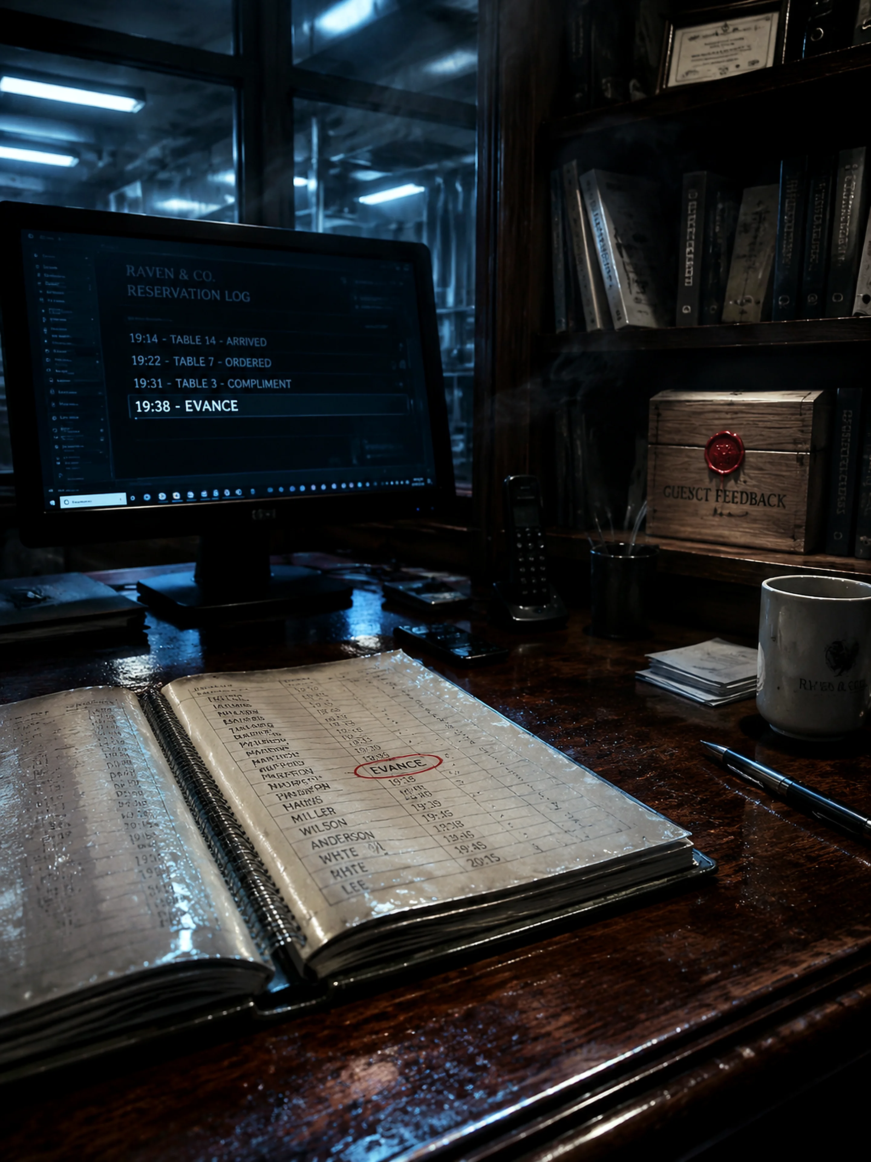 The Scent of Cold Steel | Restaurant Murder Mystery | VatisNode