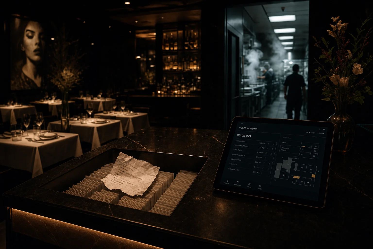 Service at Le Chêne Doré | Restaurant Murder Mystery | VatisNode